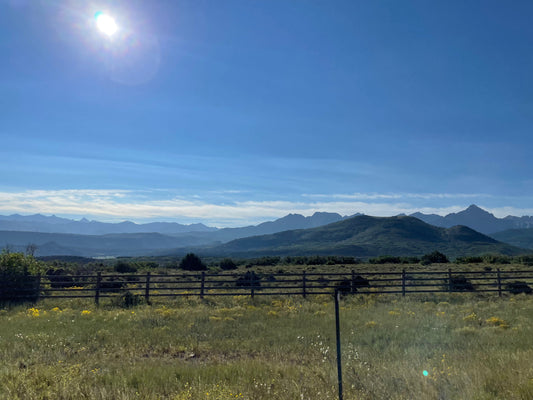 Sunny day in the Rocky Mountains